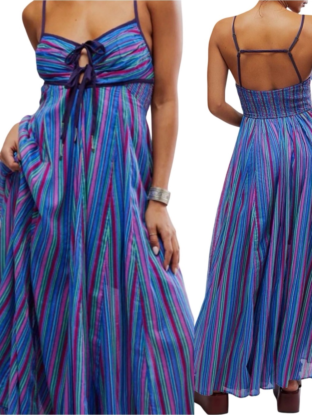 Free People Dream Weaver Boho Whimsical Dress Size Medium
